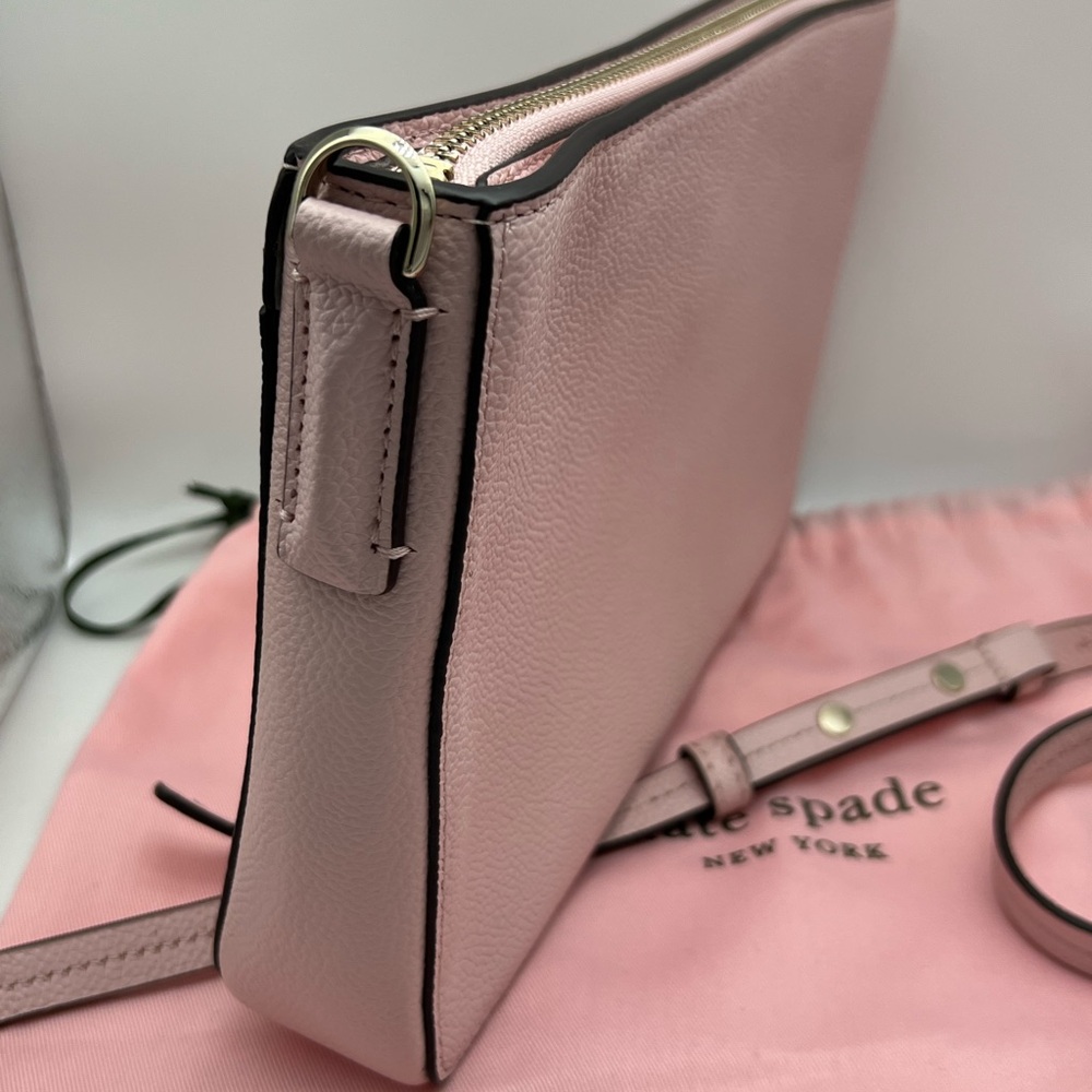 KATE SPADE New York Margaux Medium Pink Leather Convertible Crossbody Bag   NWOT - Picture 13 of 16